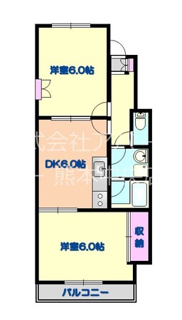 セシール米屋町の物件間取画像